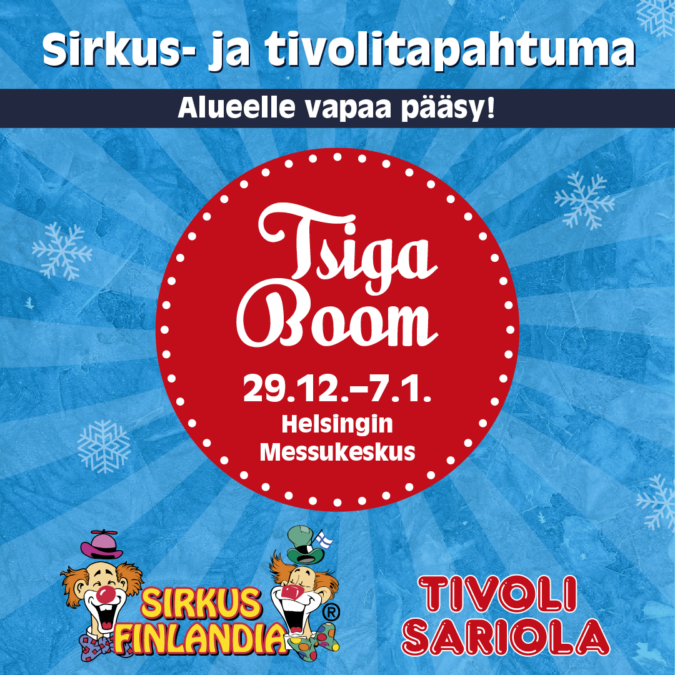 TsigaBoom! tapahtuma Helsinkin Messukeskuksessa.